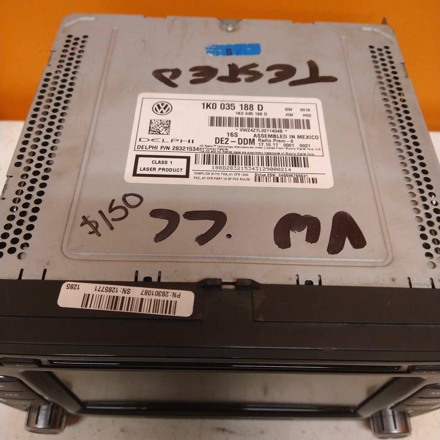 MK6 Jetta RADIO 1K0035188D