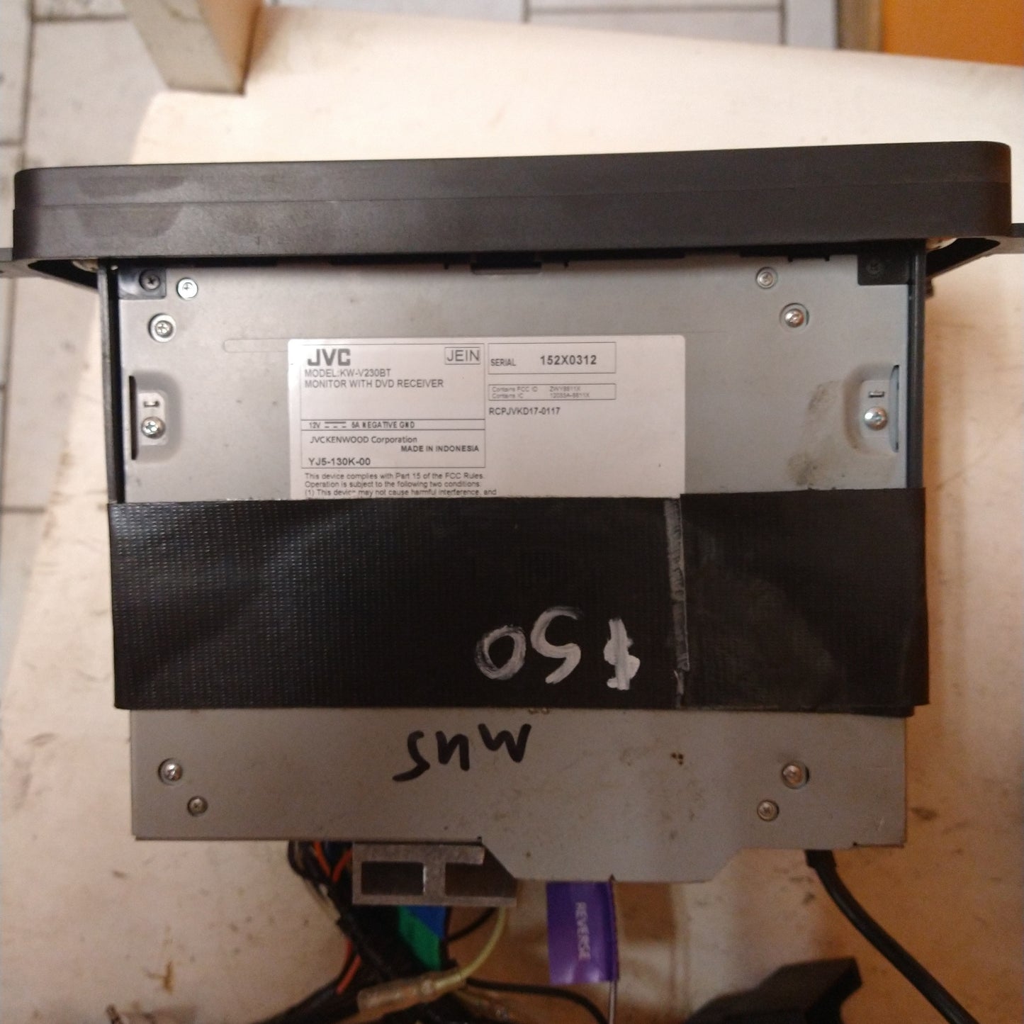 MK5 aftermarket JVC Radio