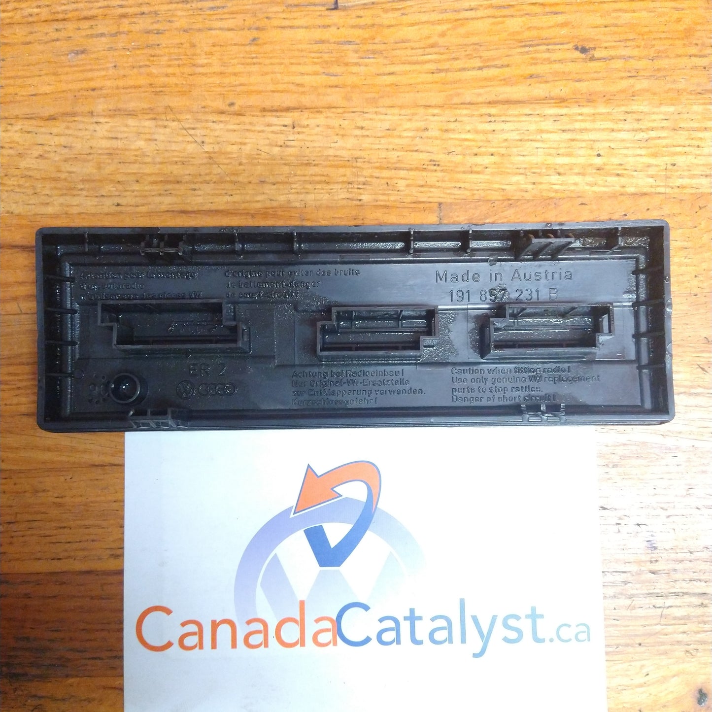 MK2 Trim For Radio Opening 191857231B