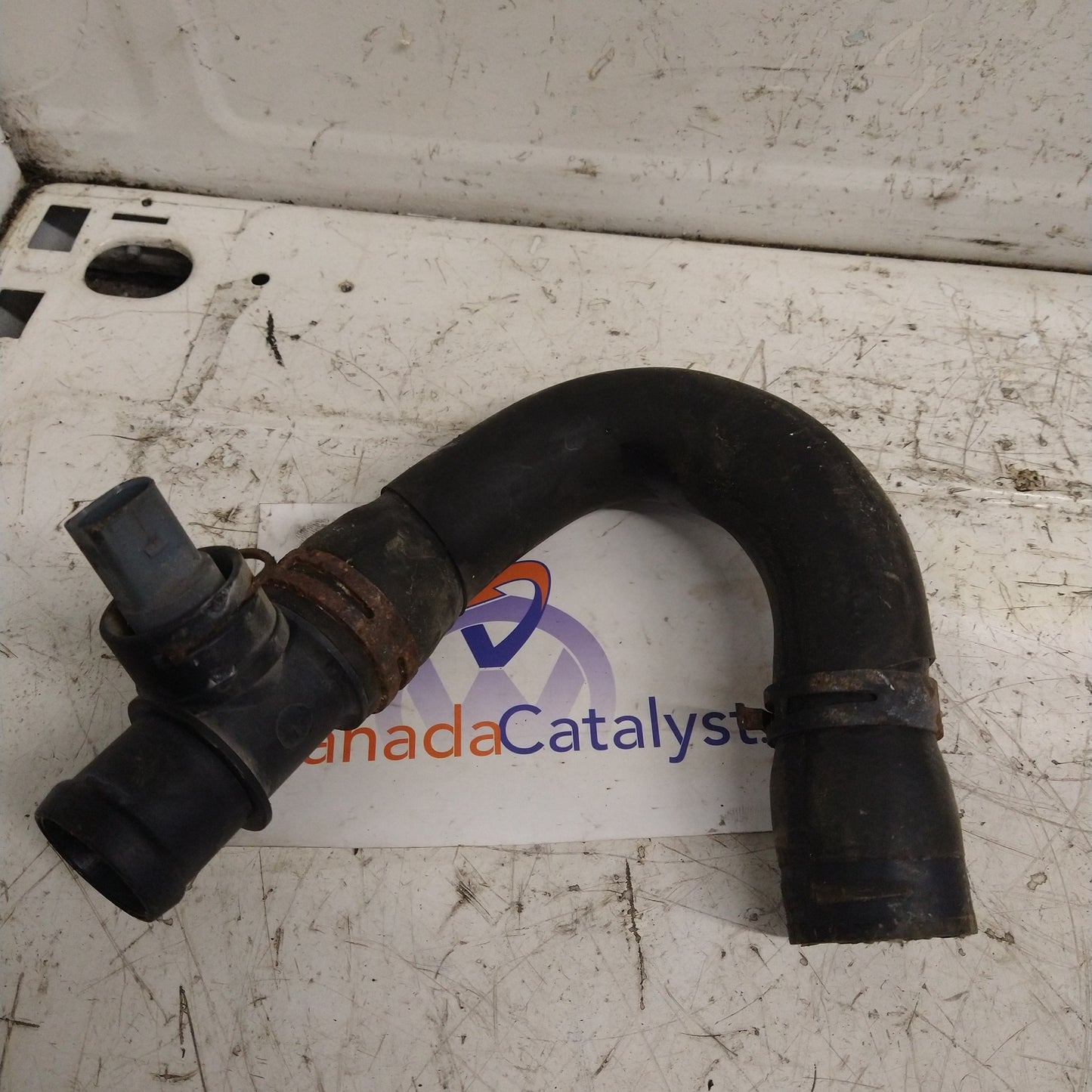 CJAA lower coolant hose