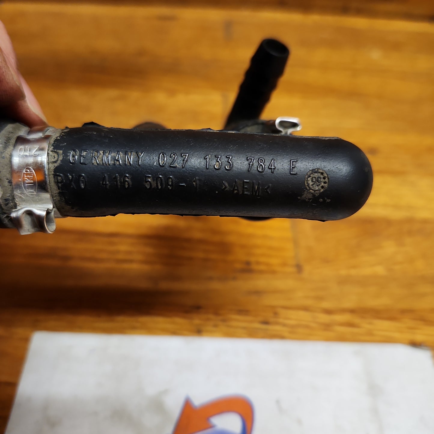 B5.5 brake booster check valve