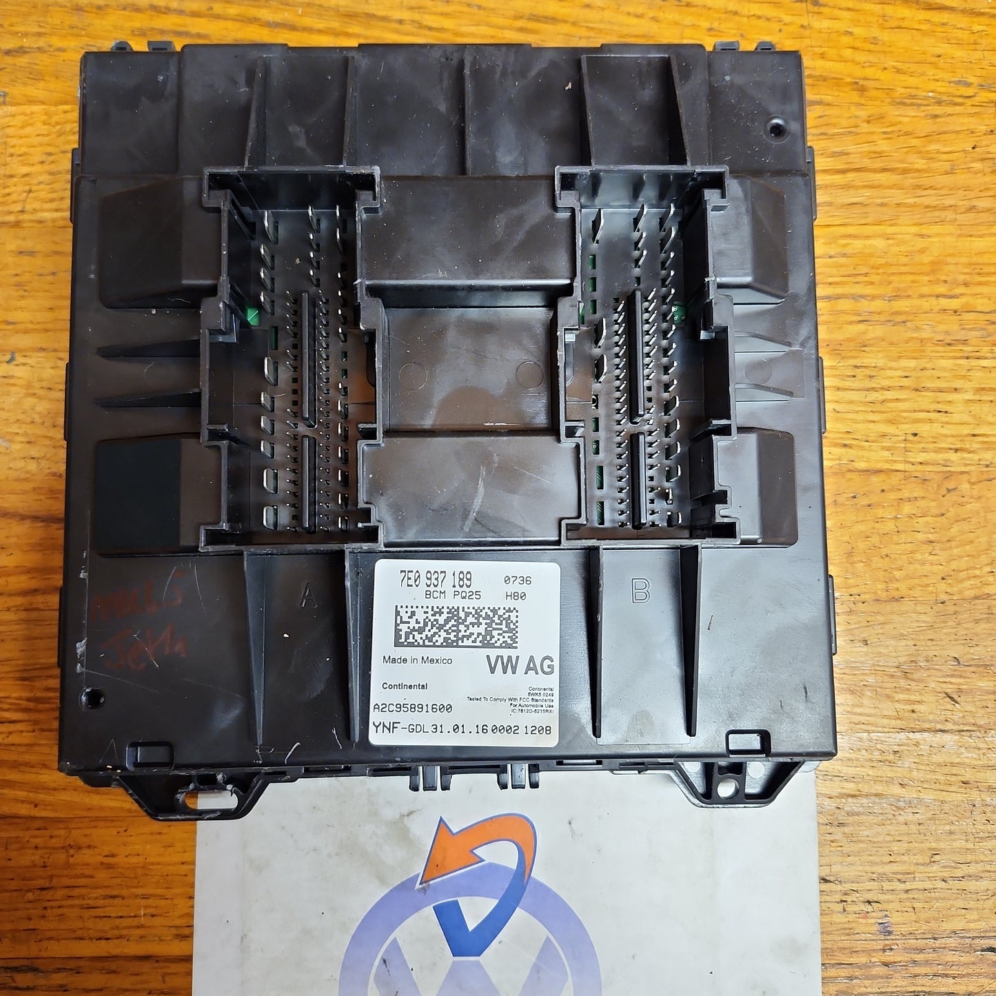 MK6.5 Jetta Body Control MODULE 7E0937189