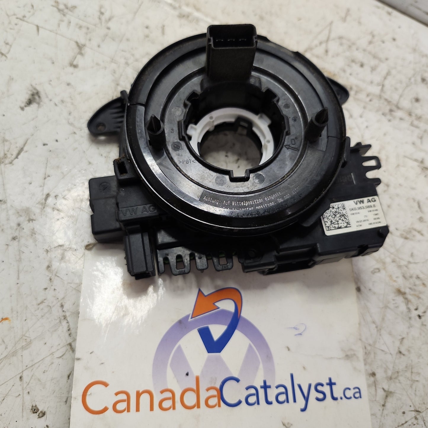 B7 clock spring 5k0953569E