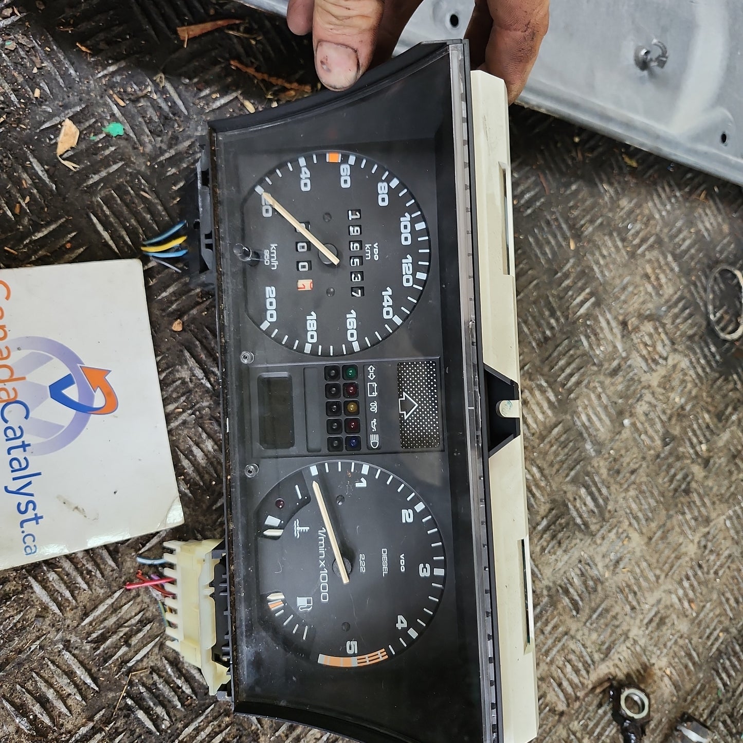 Mk2 cluster diesel with tach