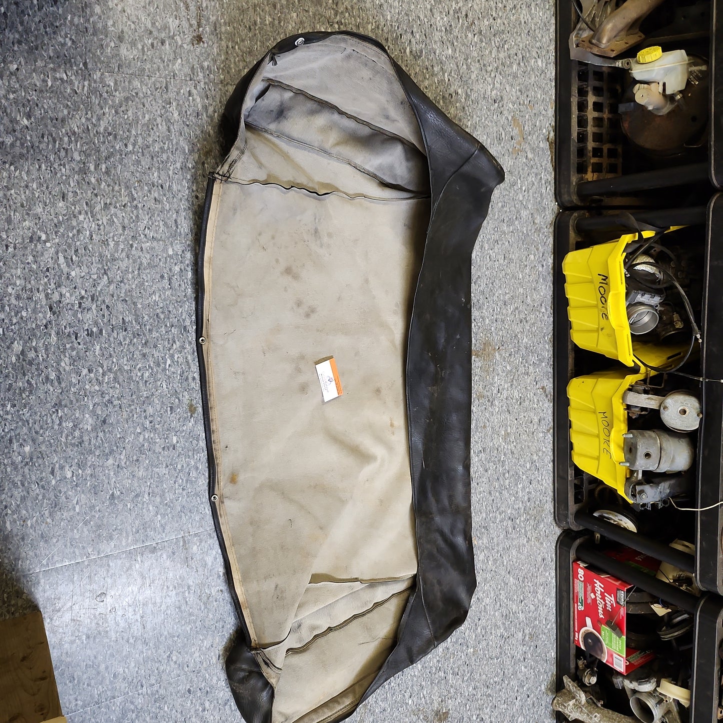 Black Mk1 cabriolet soft top cover