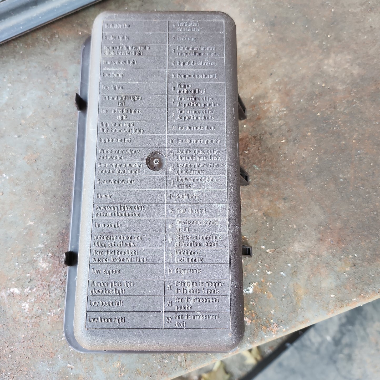 MK2 Tray 19185925b brown