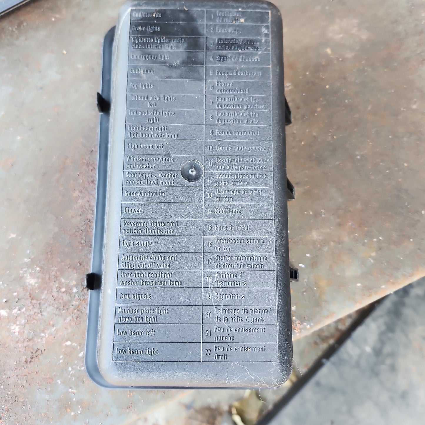 MK2 Tray 19185925b black