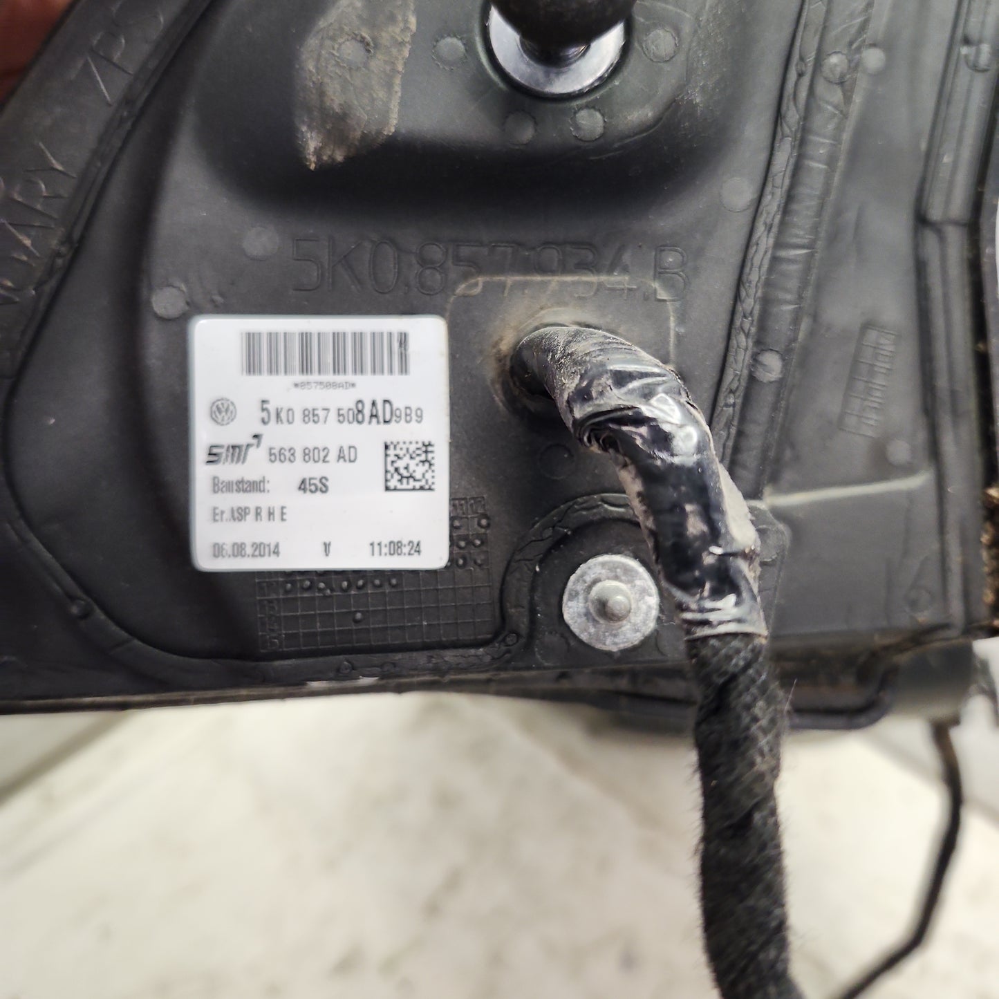 MK6 Golf Passenger Side MIRROR LC9A