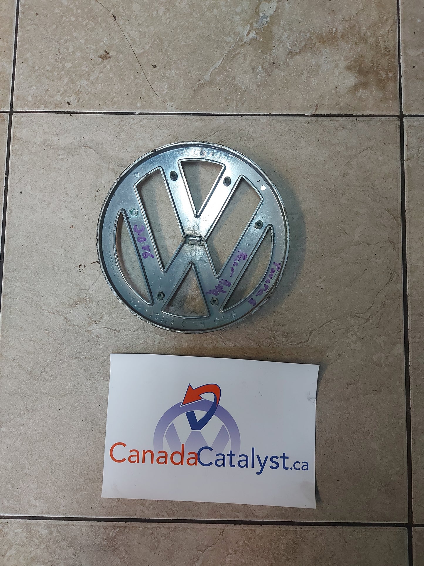 Touareg V6 Rear Hatch Emblem
