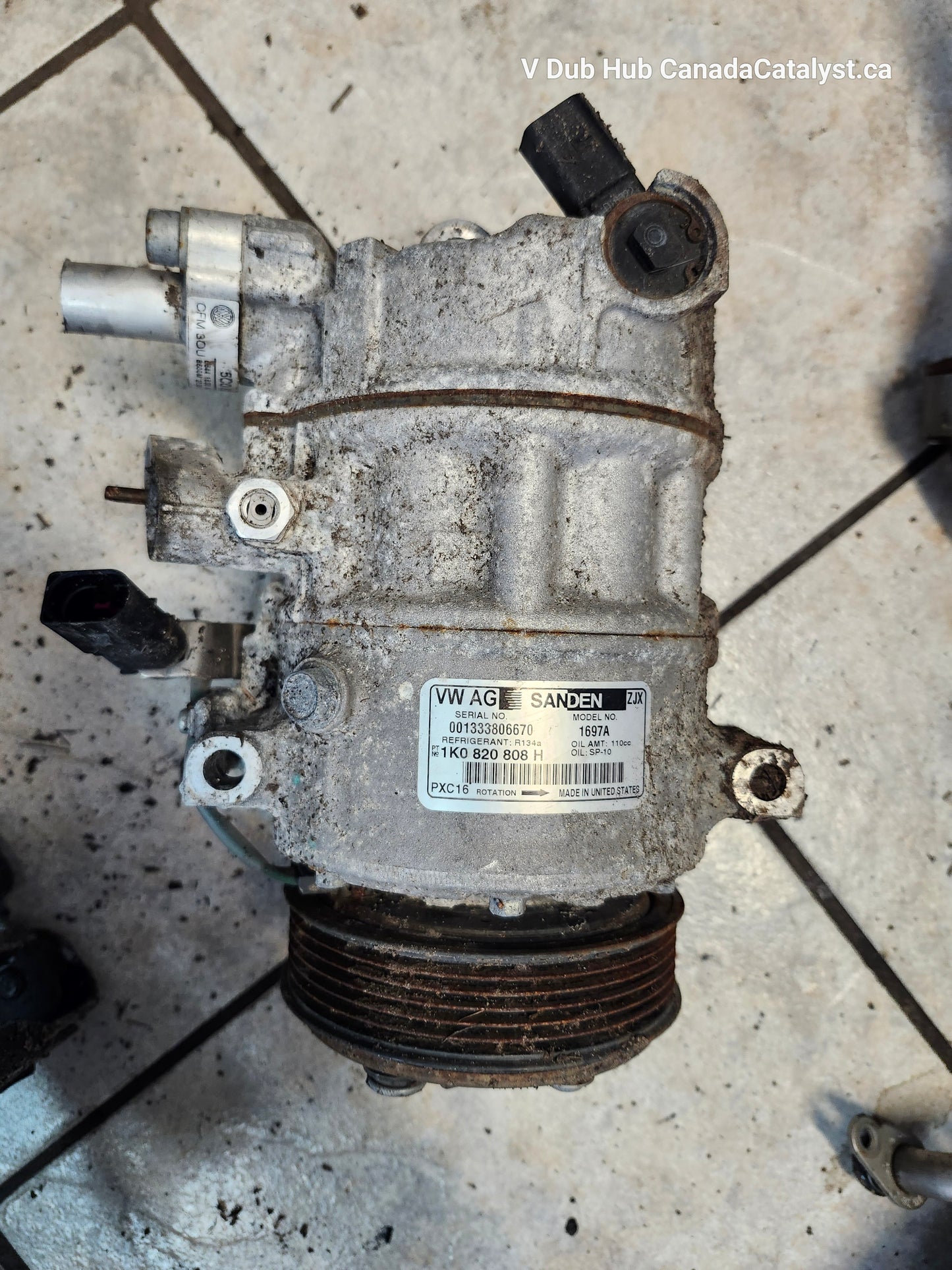 MK6 A/C Compressor 1K0820808H