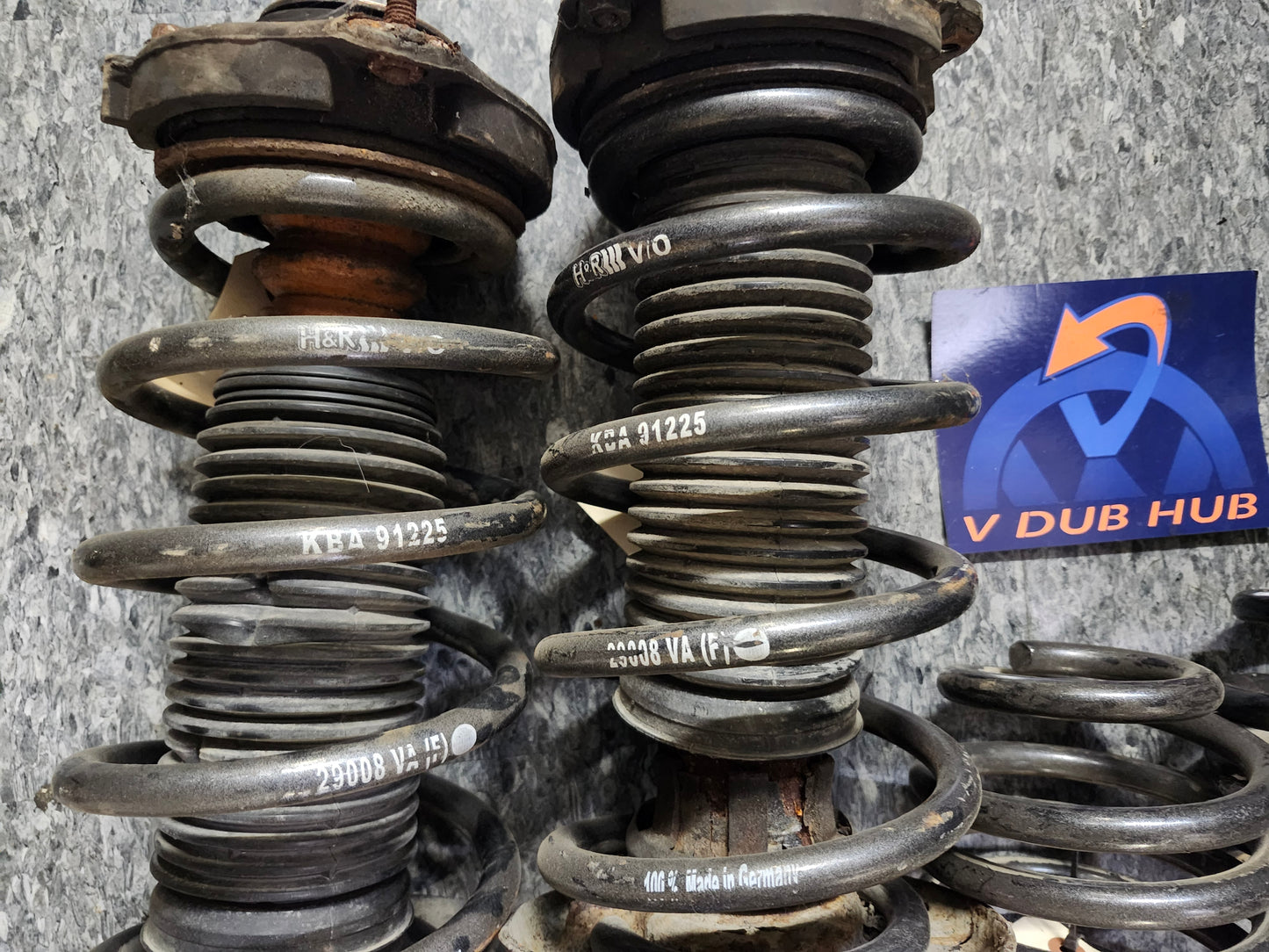 Mk5 mk6 lowering springs set