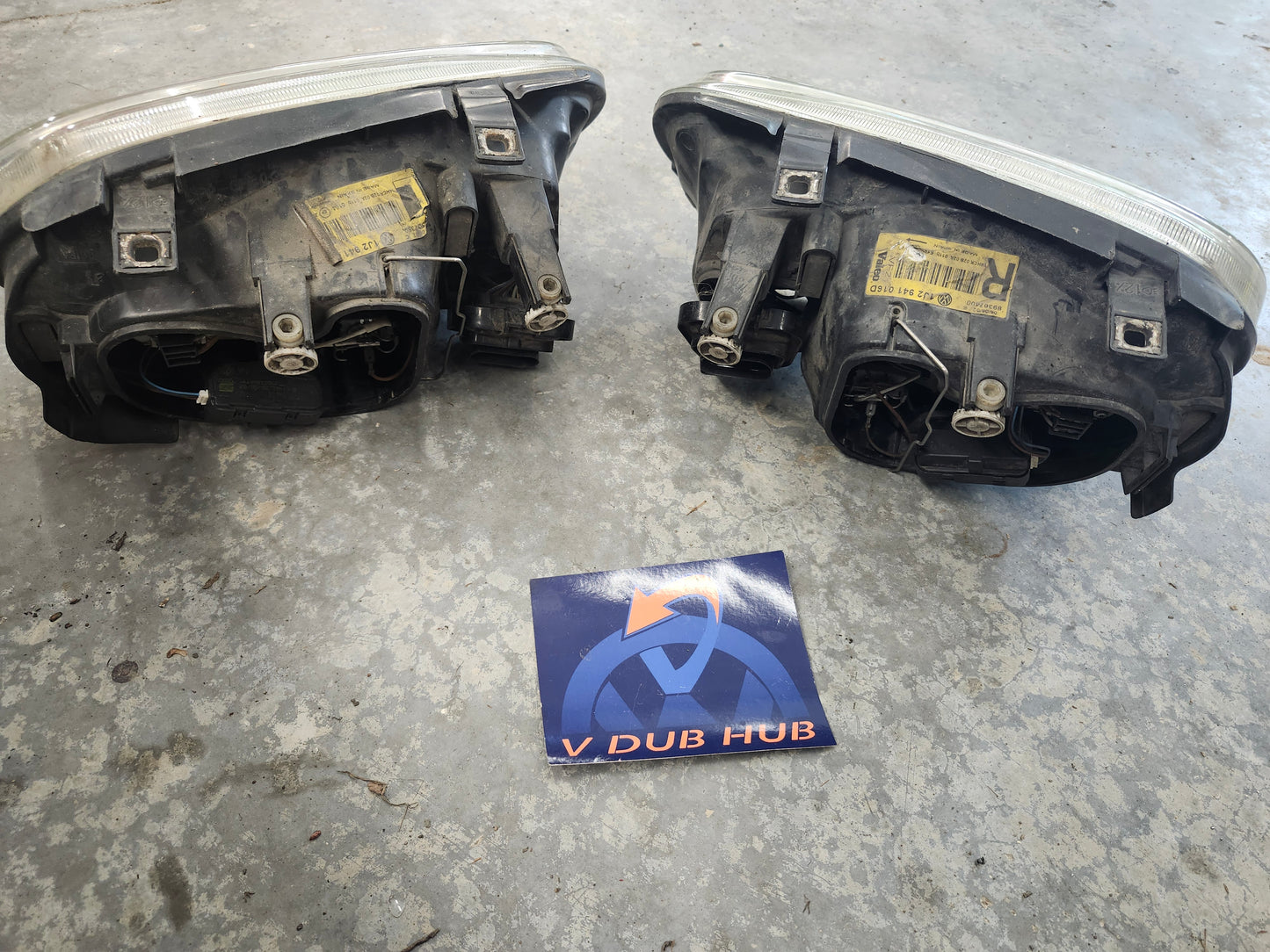 Mk4 golf GLASS headlights, euro