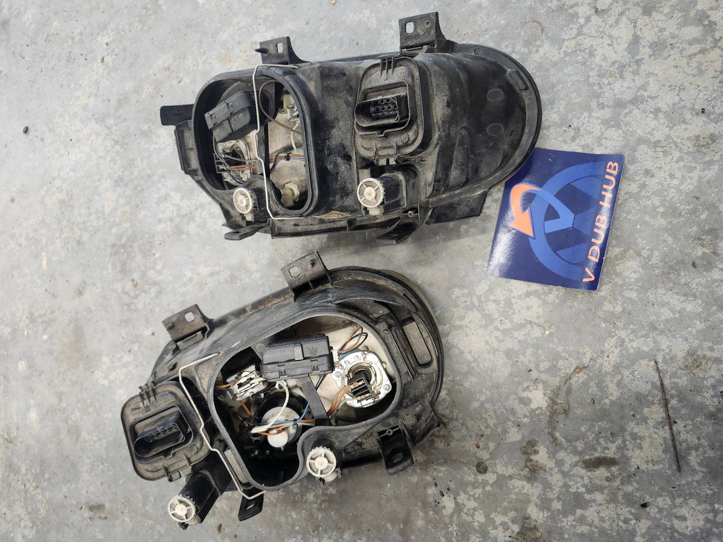 Mk4 golf GLASS headlights, euro