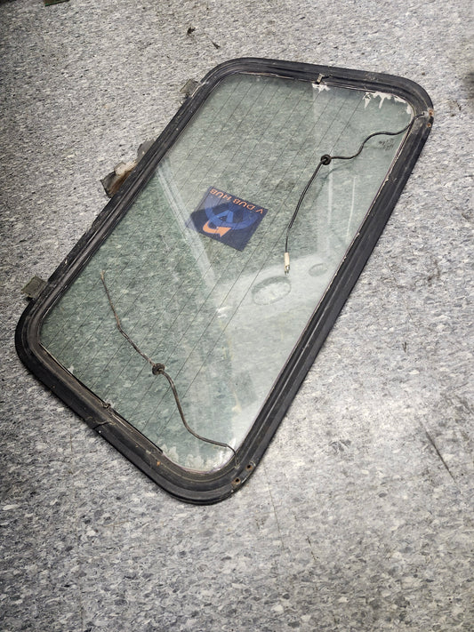 Cabriolet rear glass / frame