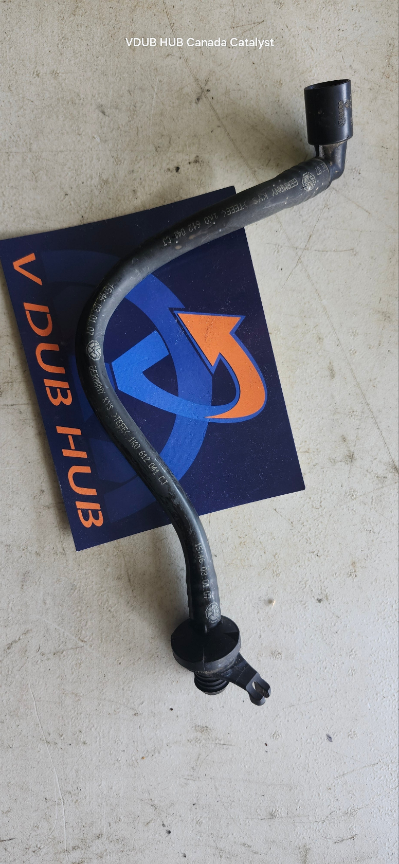 MK6 Brake Vacuum Hose 1K0612041CJ