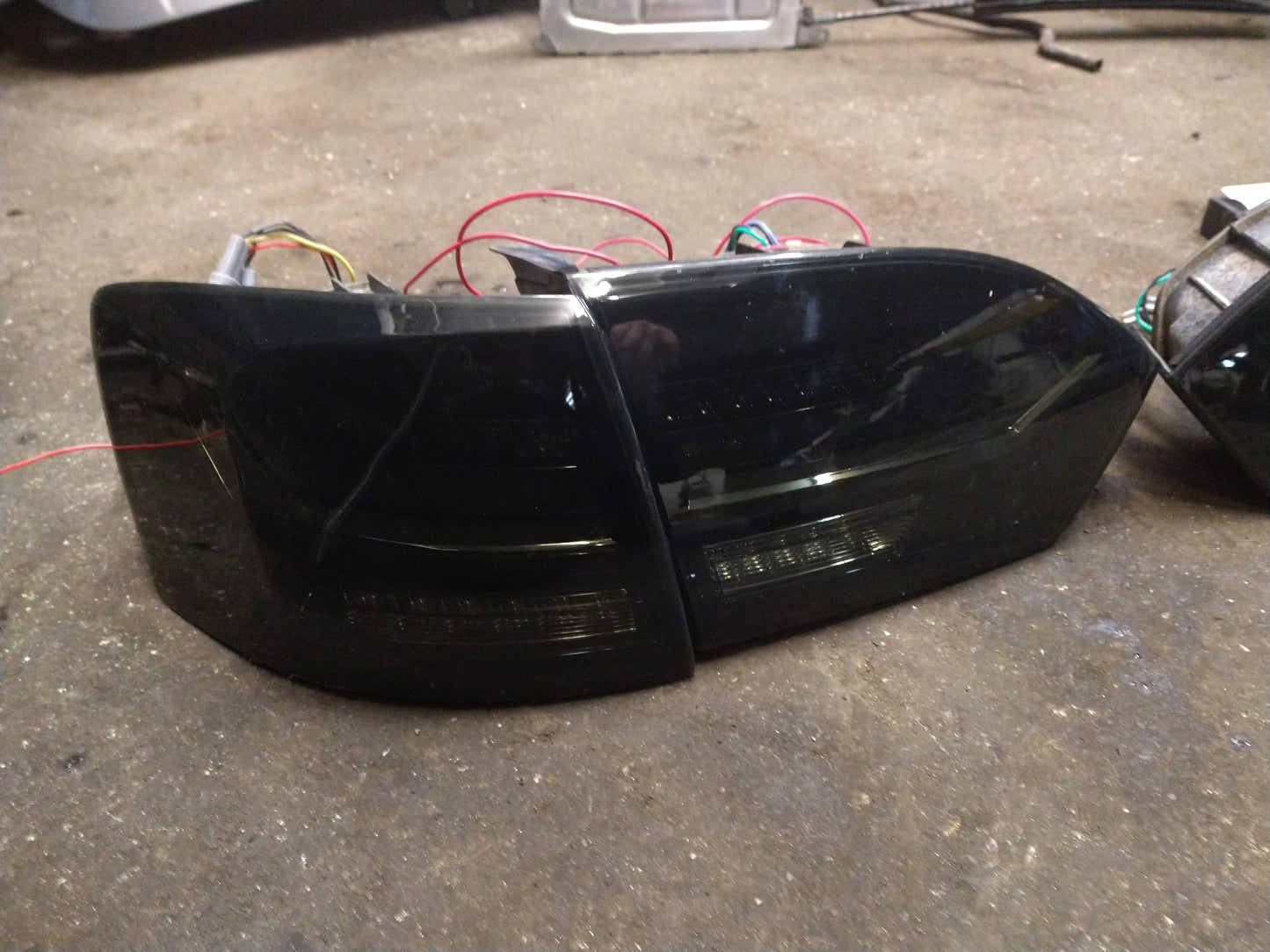 MK6 Jetta Sedan Tail Light Set - darkest tint