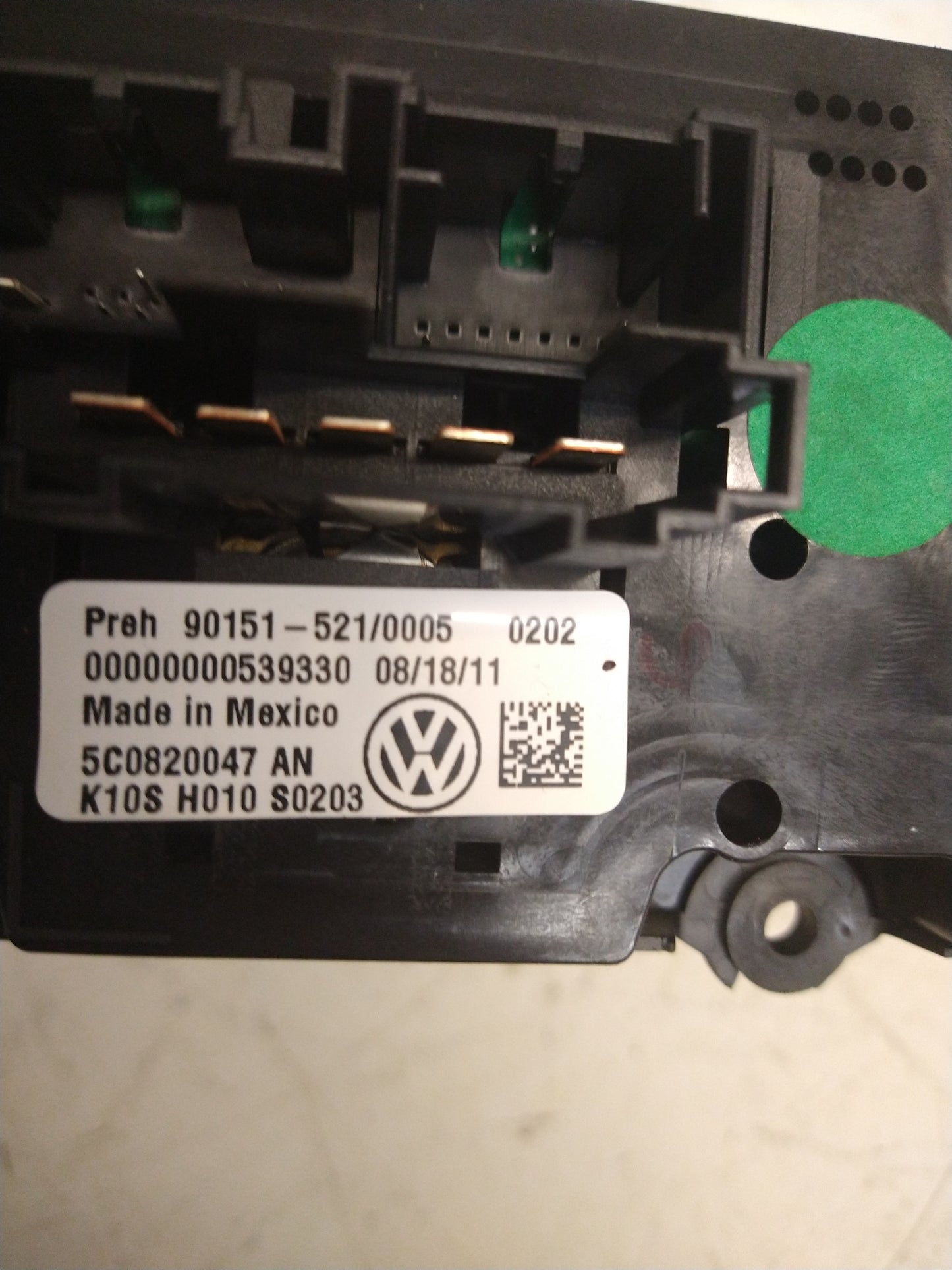 MK6 Jetta HVAC Controls - 5C0820047AN