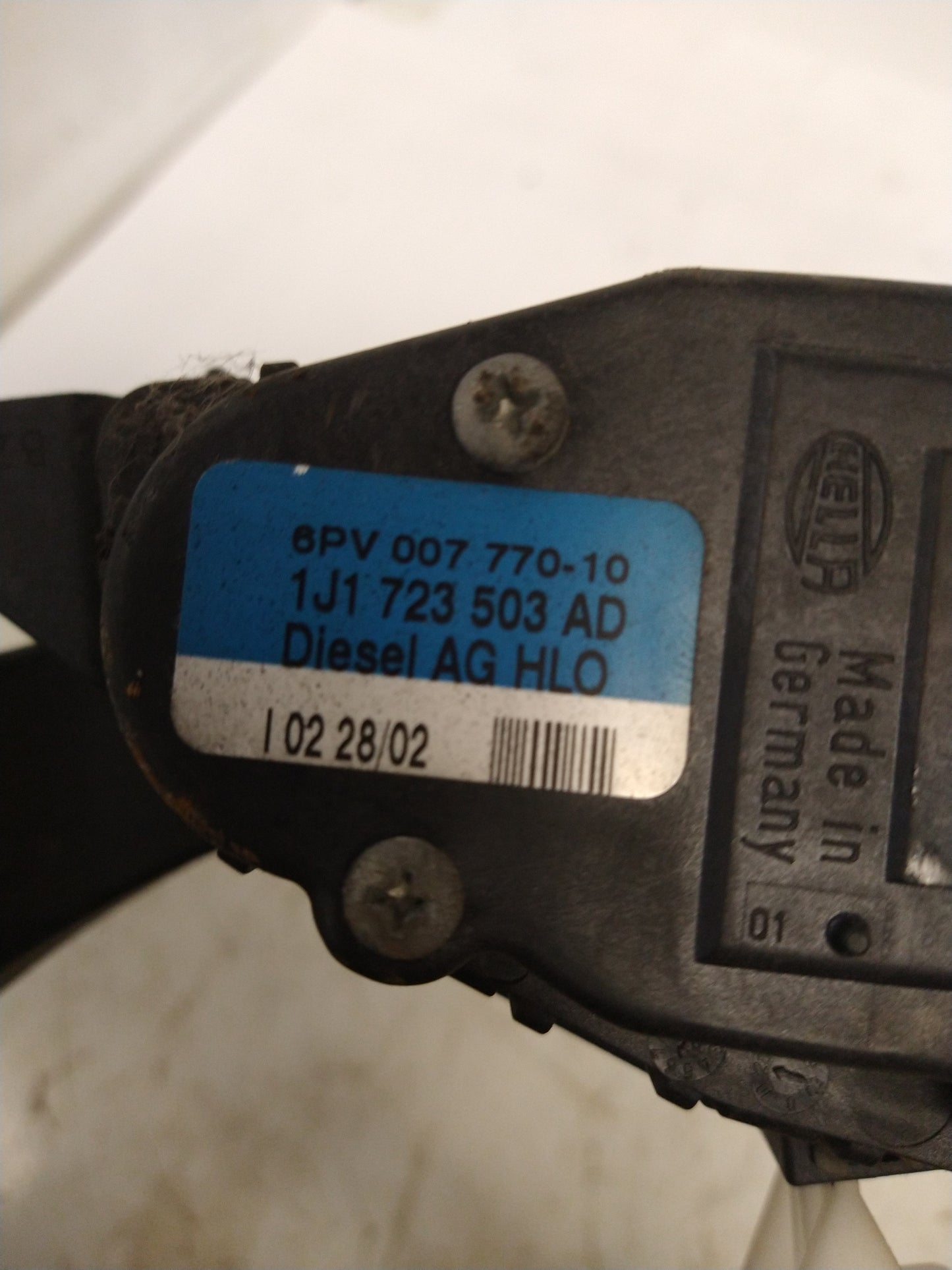 MK4 tdi THROTTLE PEDAL 1J1723503AD