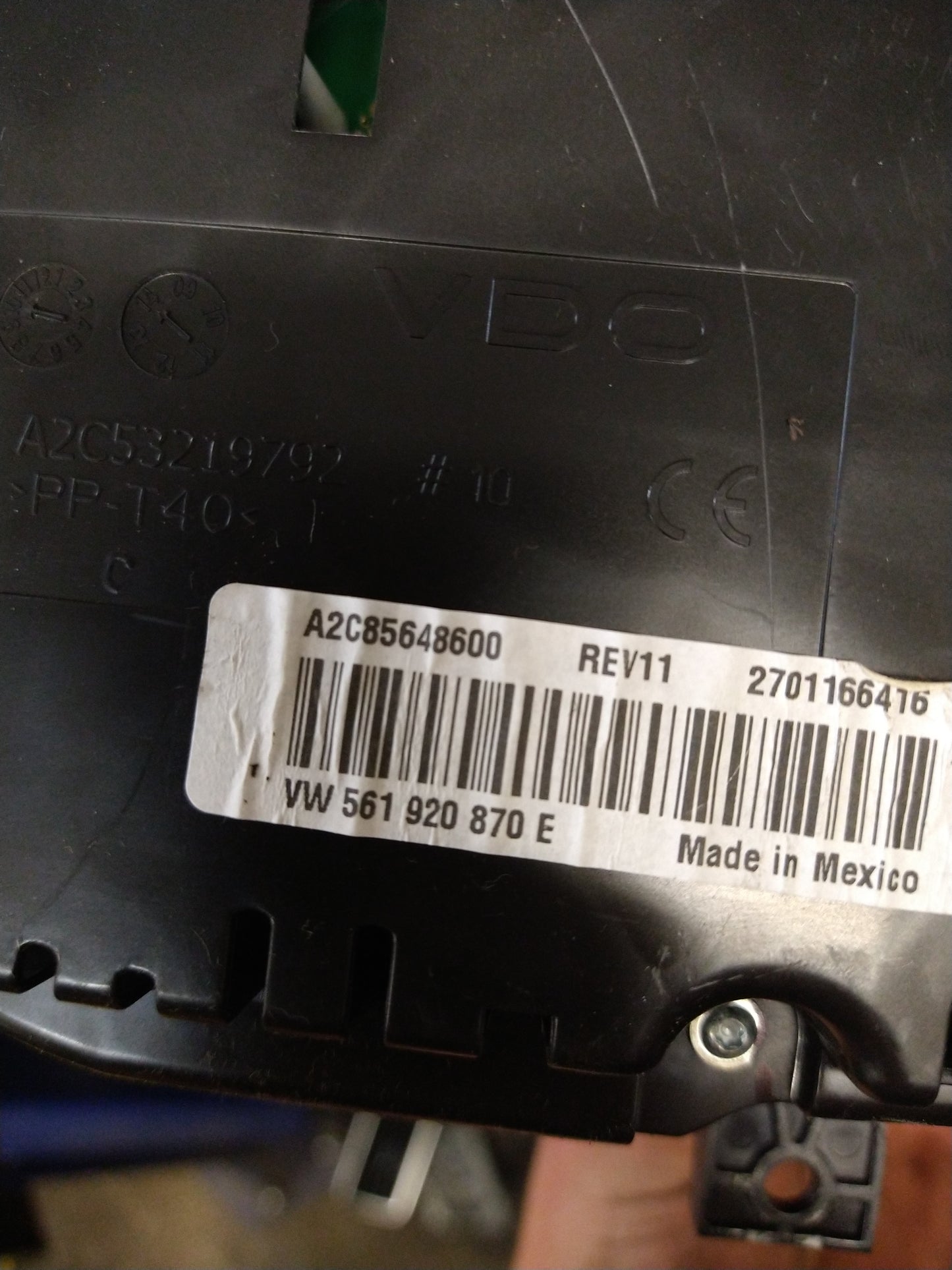 B7 Instrument Cluster 561920870E