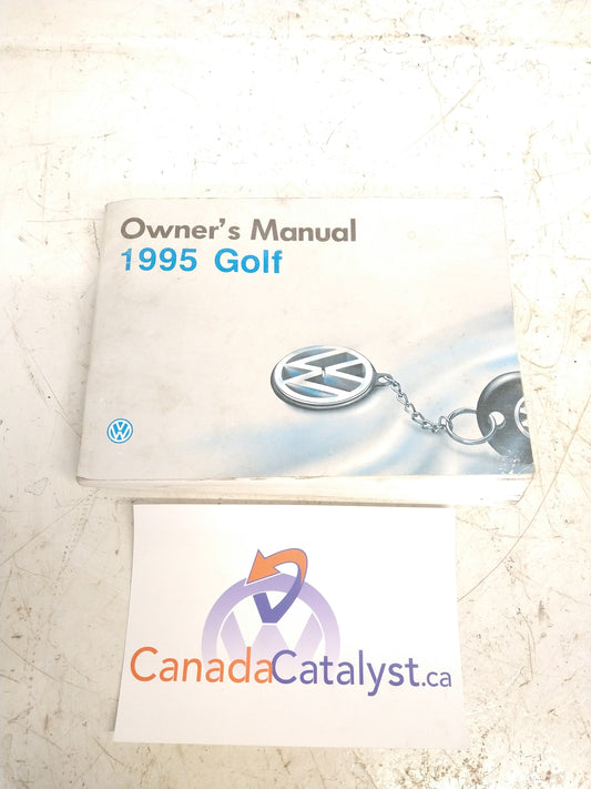 1995 Golf Owners MANUAL