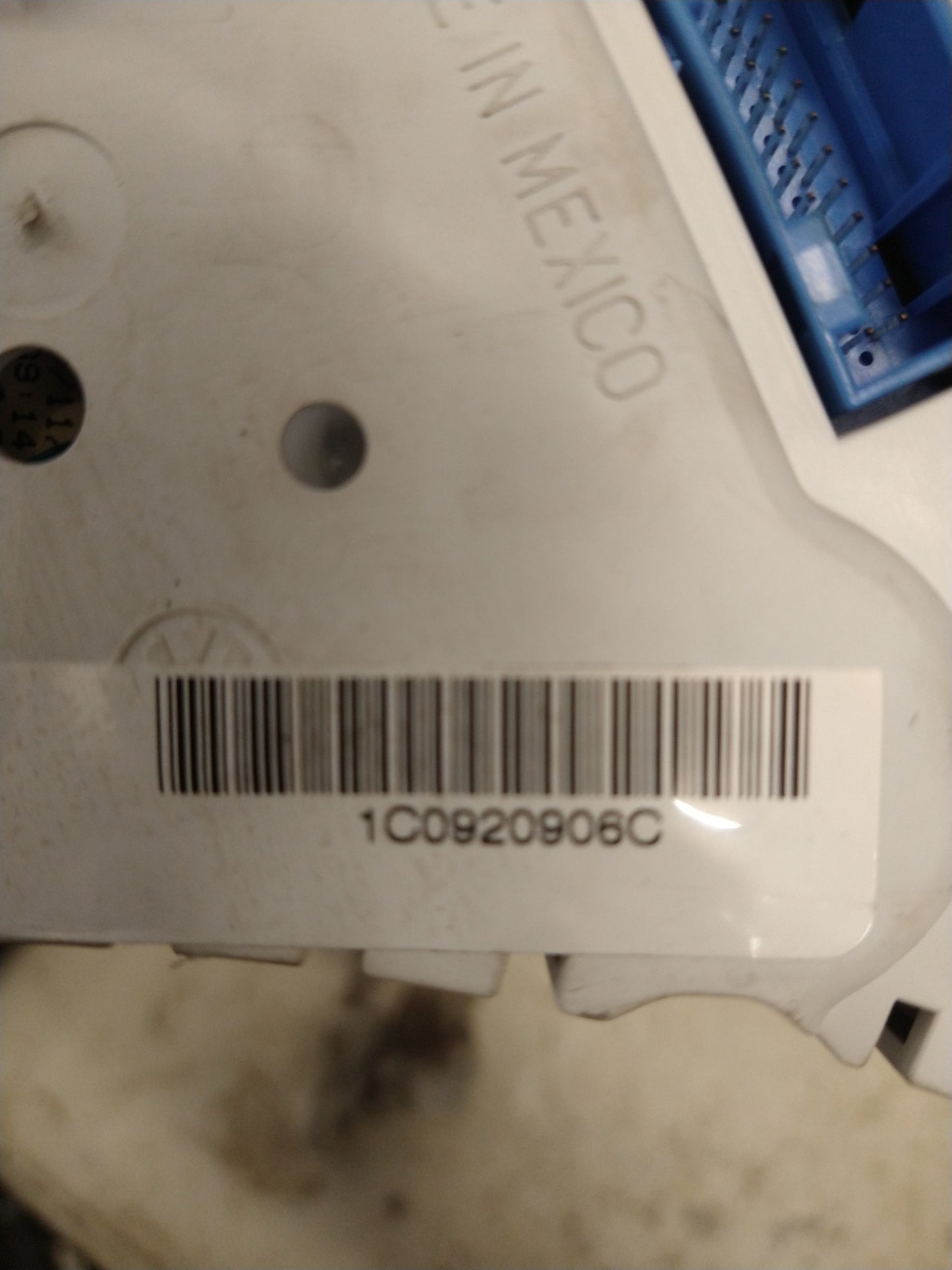 New Beetle Instrument CLUSTER 1C0920906C