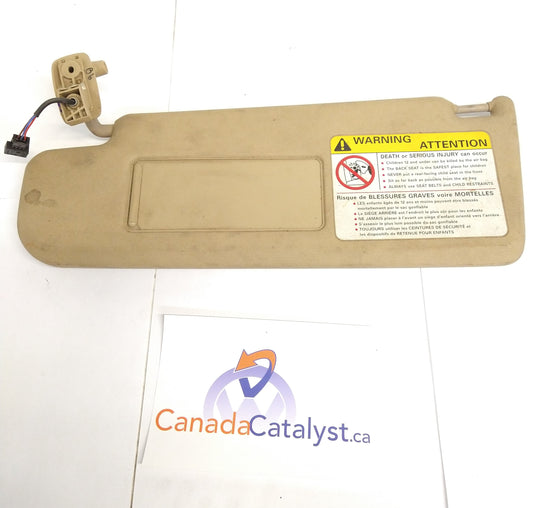 B6 Driver Tan Sun Visor