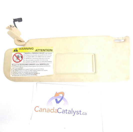 B5.5 Driver Tan Sun Visor