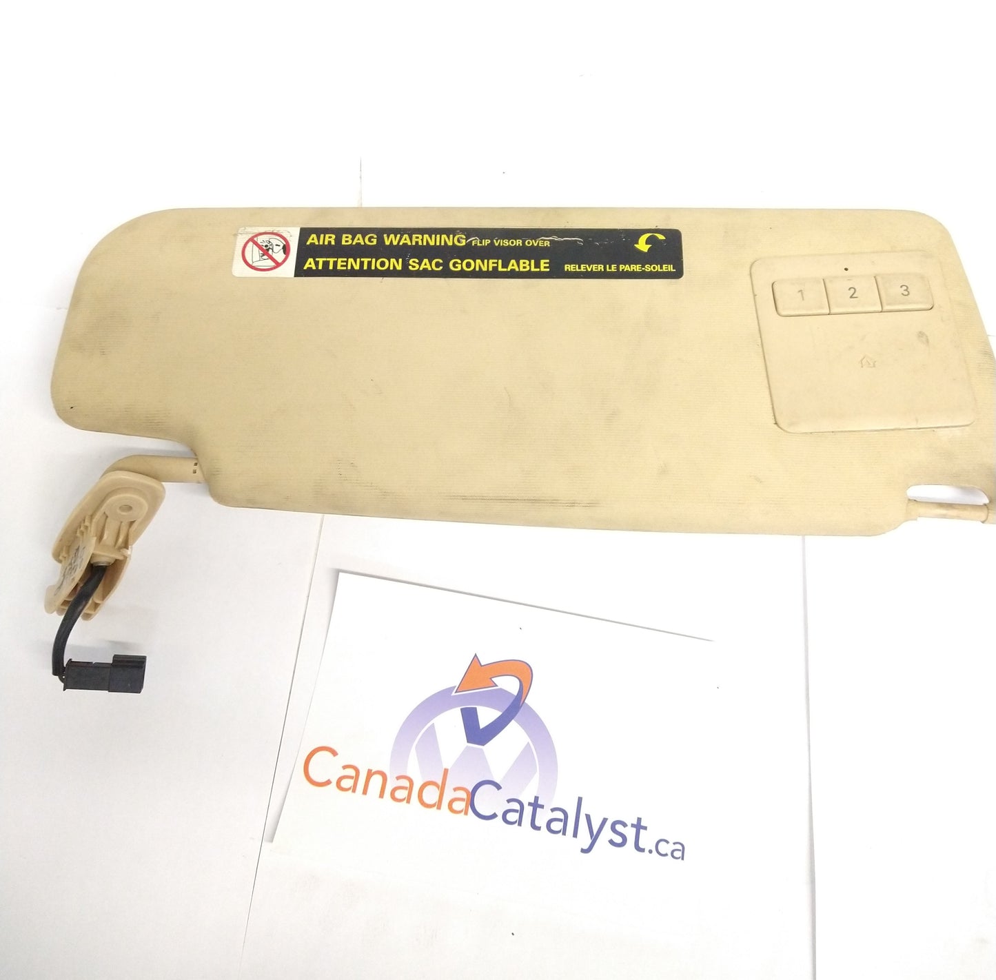 B5.5 Driver Tan Sun Visor