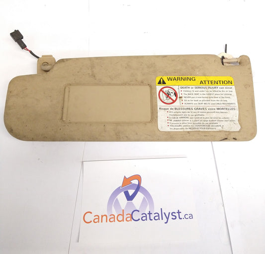 MK5 Jetta Driver Tan Sun Visor