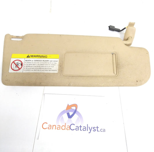 B5.5 Passenger Tan Sun Visor