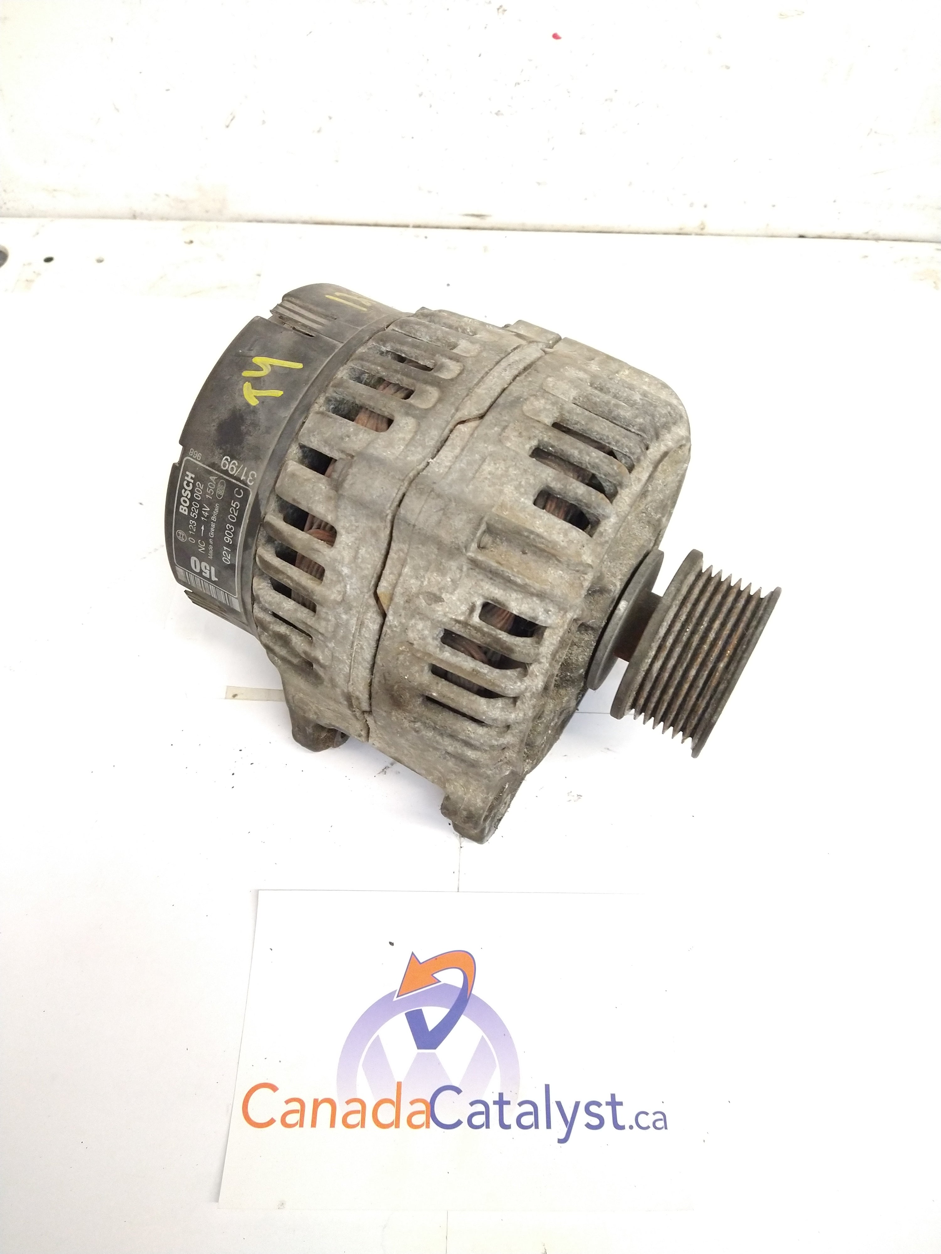 T4 12V Alternator 150 Amp V DUB HUB