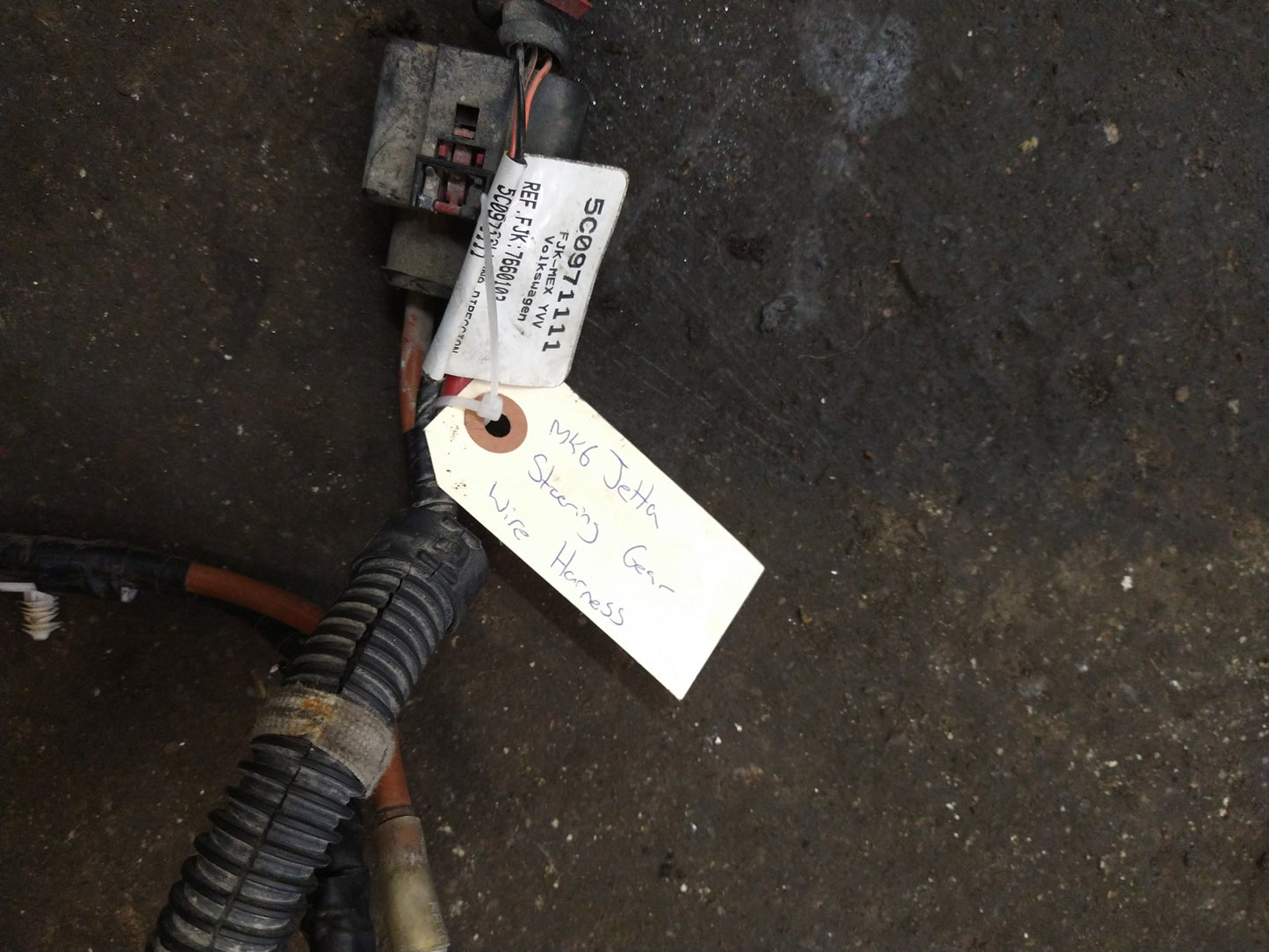 MK6 Jetta Steering Gear Wire Harness 5C0971111