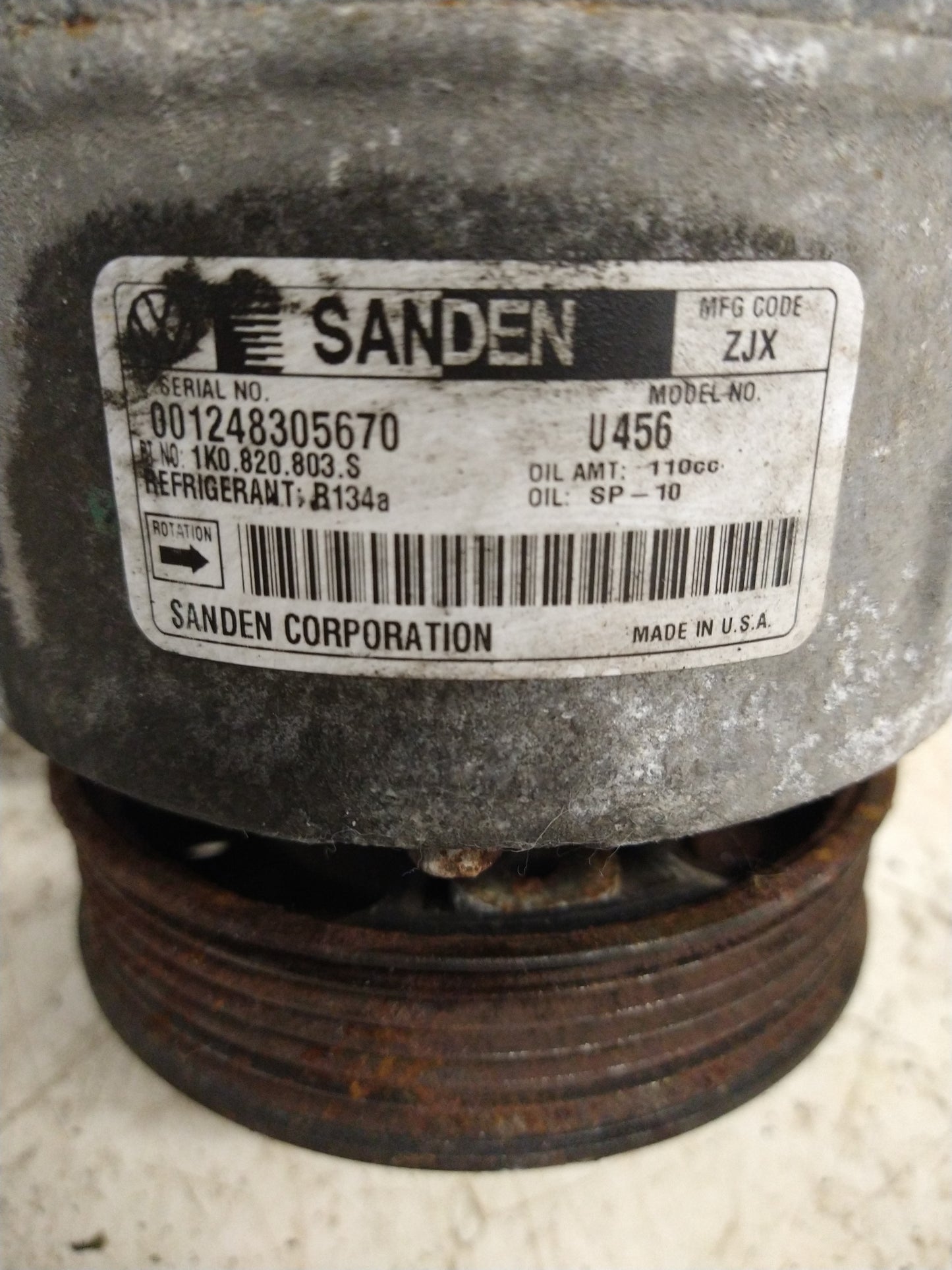 MK5 A/C Compressor 1K0820803S