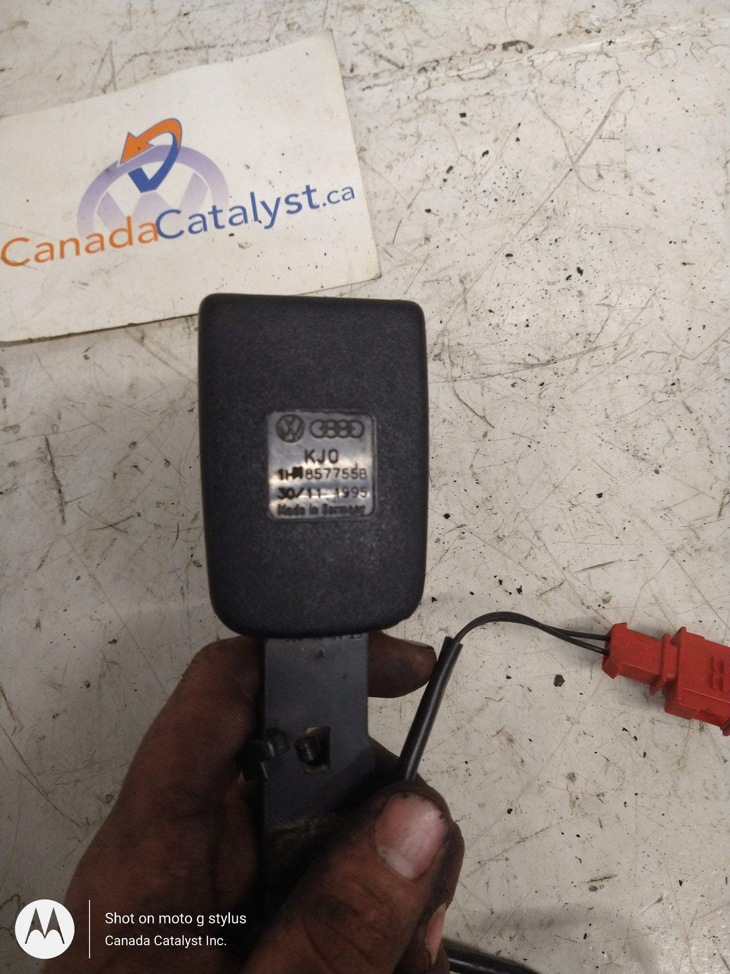 MK3 Driver Seat Belt BUCKLE 1HM857755B