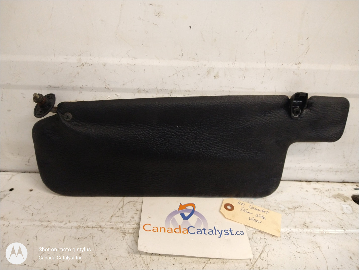 MK1 Cabriolet drive SUN VISOR