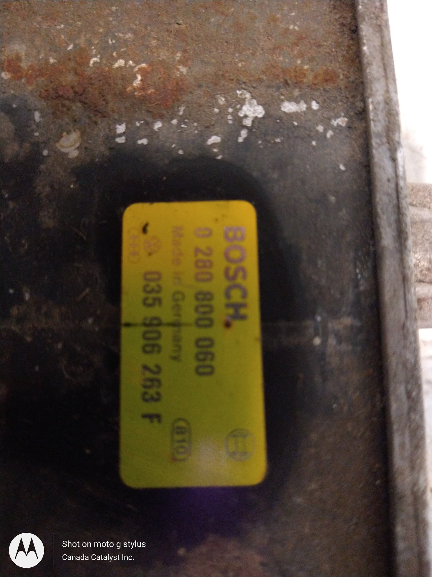 ECU Jetronic 035906263F - 1.8L, manual
