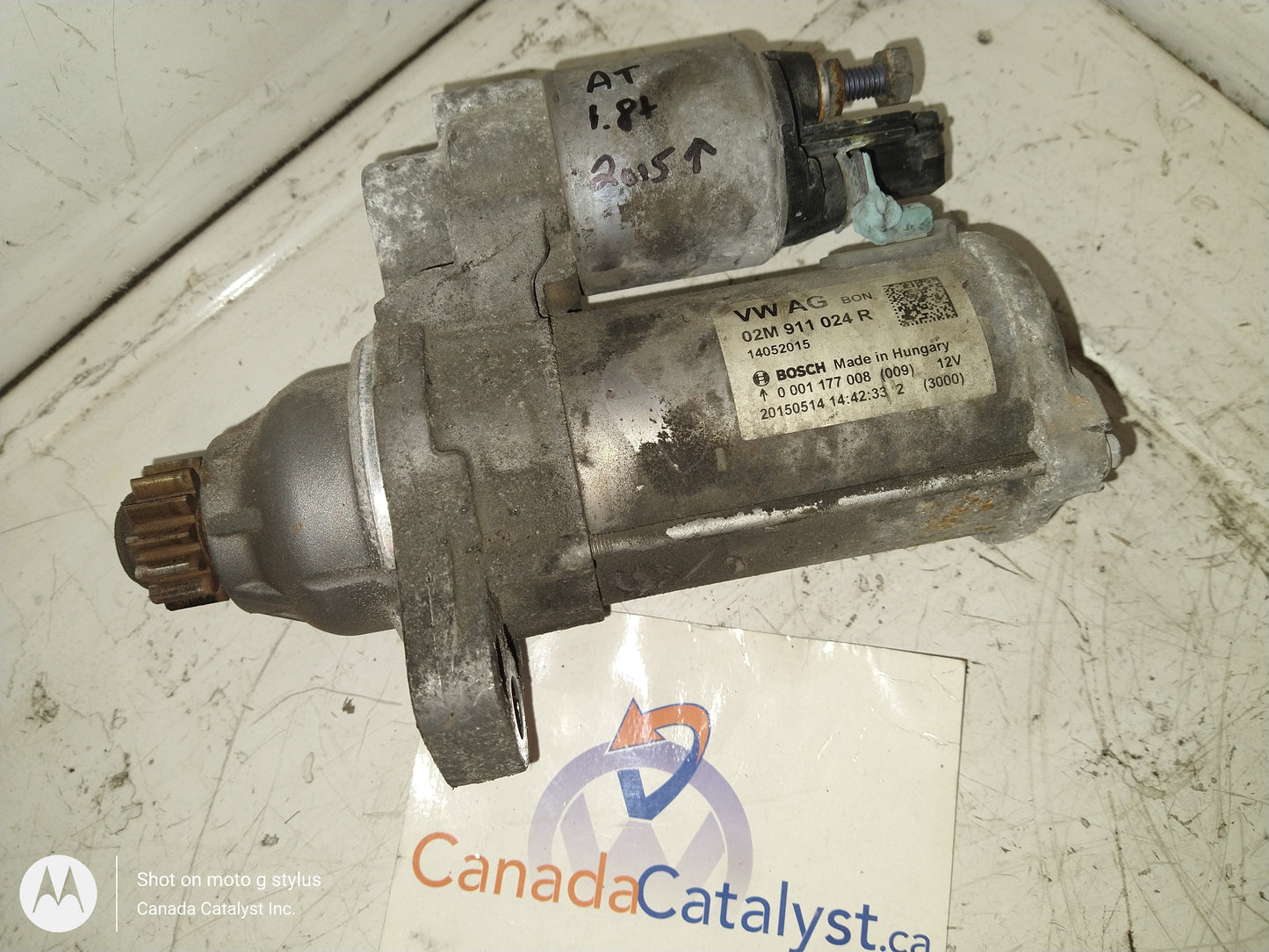 B7 Starter Motor 02M911024K