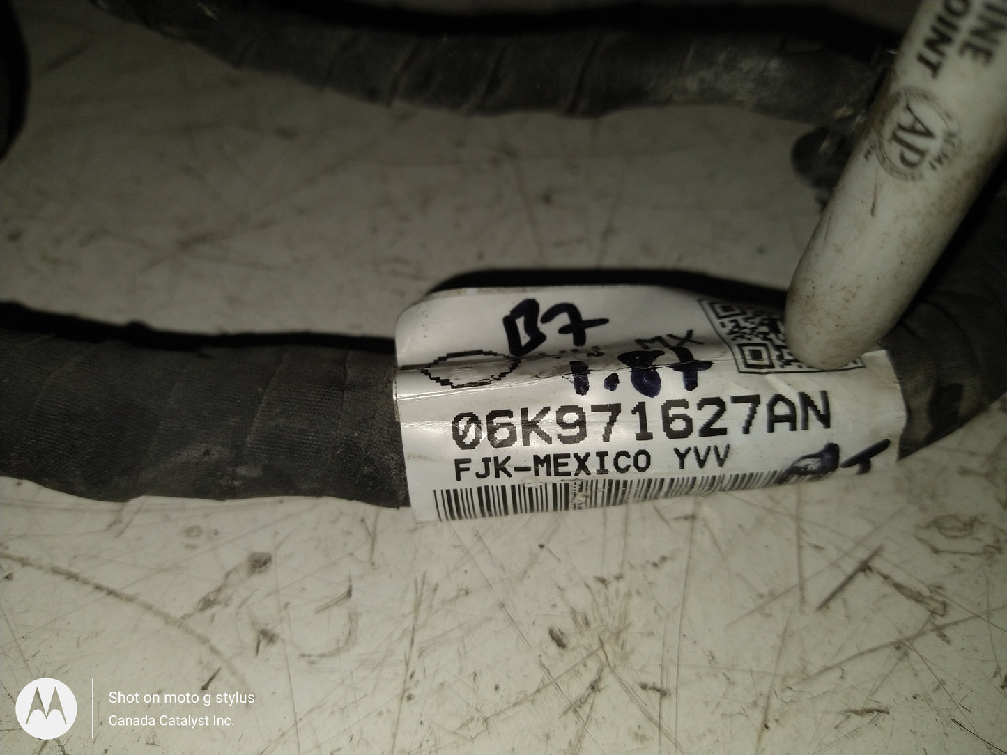 B7 Engine Side Wire Harness 06K971627AN