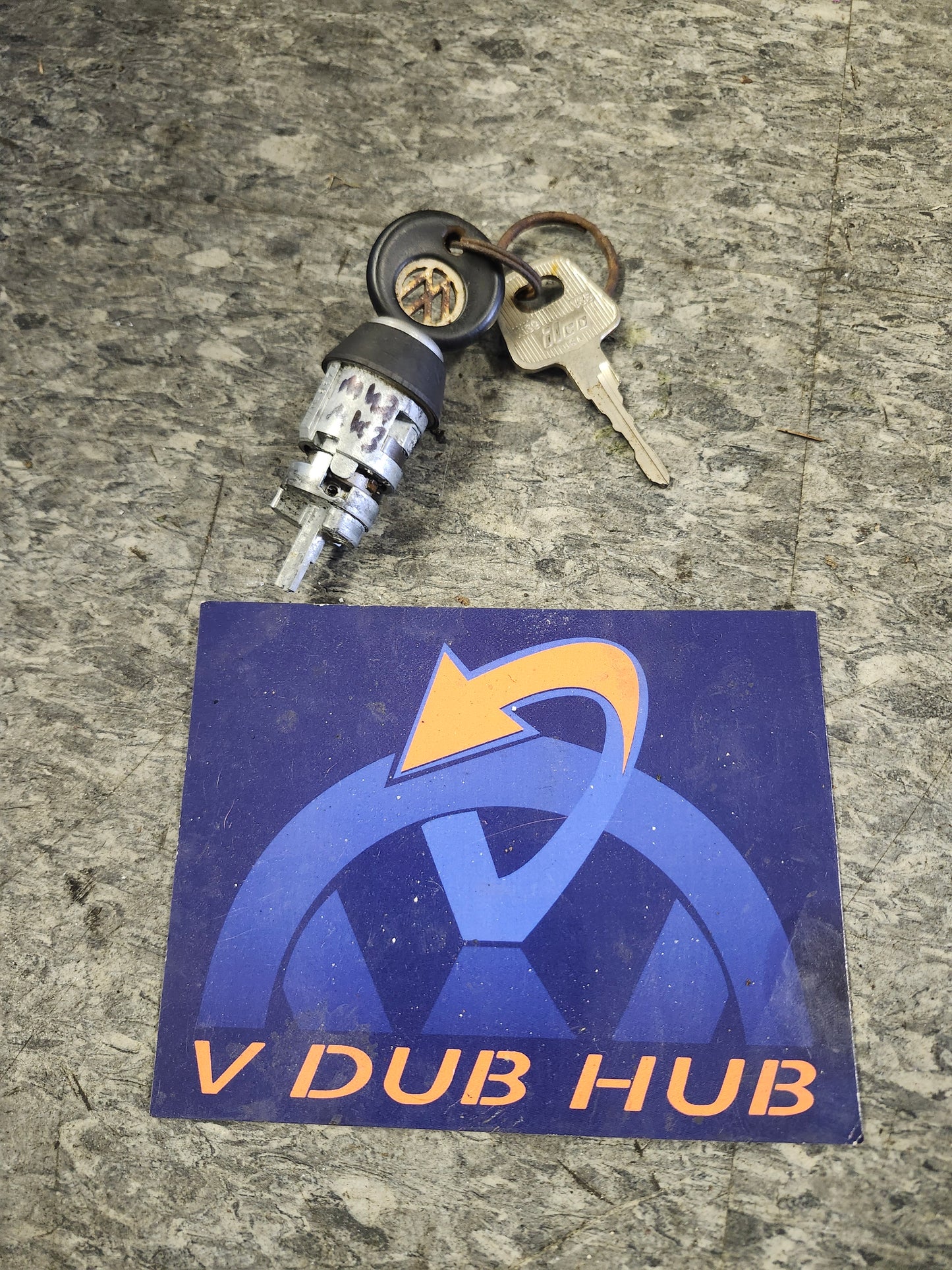 Mk2 mk3 ignition tumbler, 2 keys