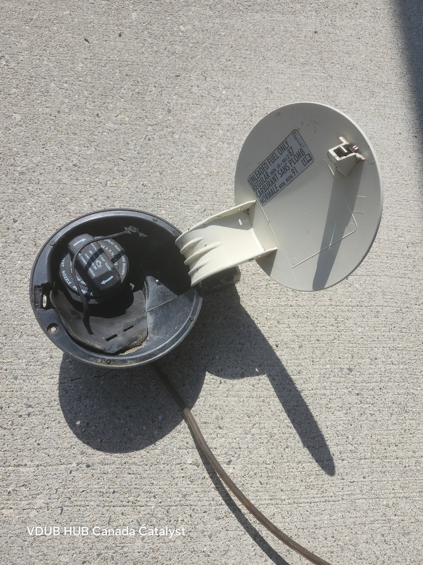 New Beetle Convertible Fuel Filler Door