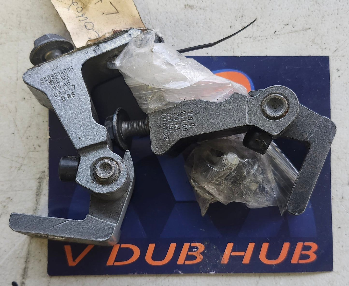 MK6.5 Front Driver Door Hinge Set 8K0831401H  8K0831401B