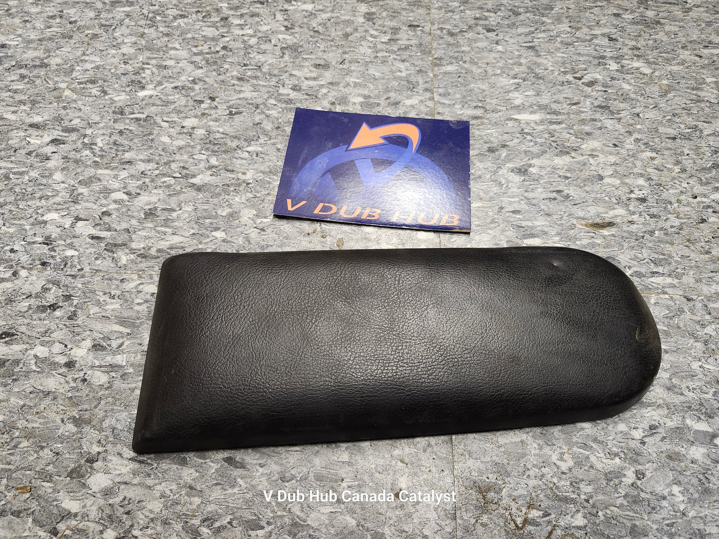 Mk4 black leather arrest rest cover