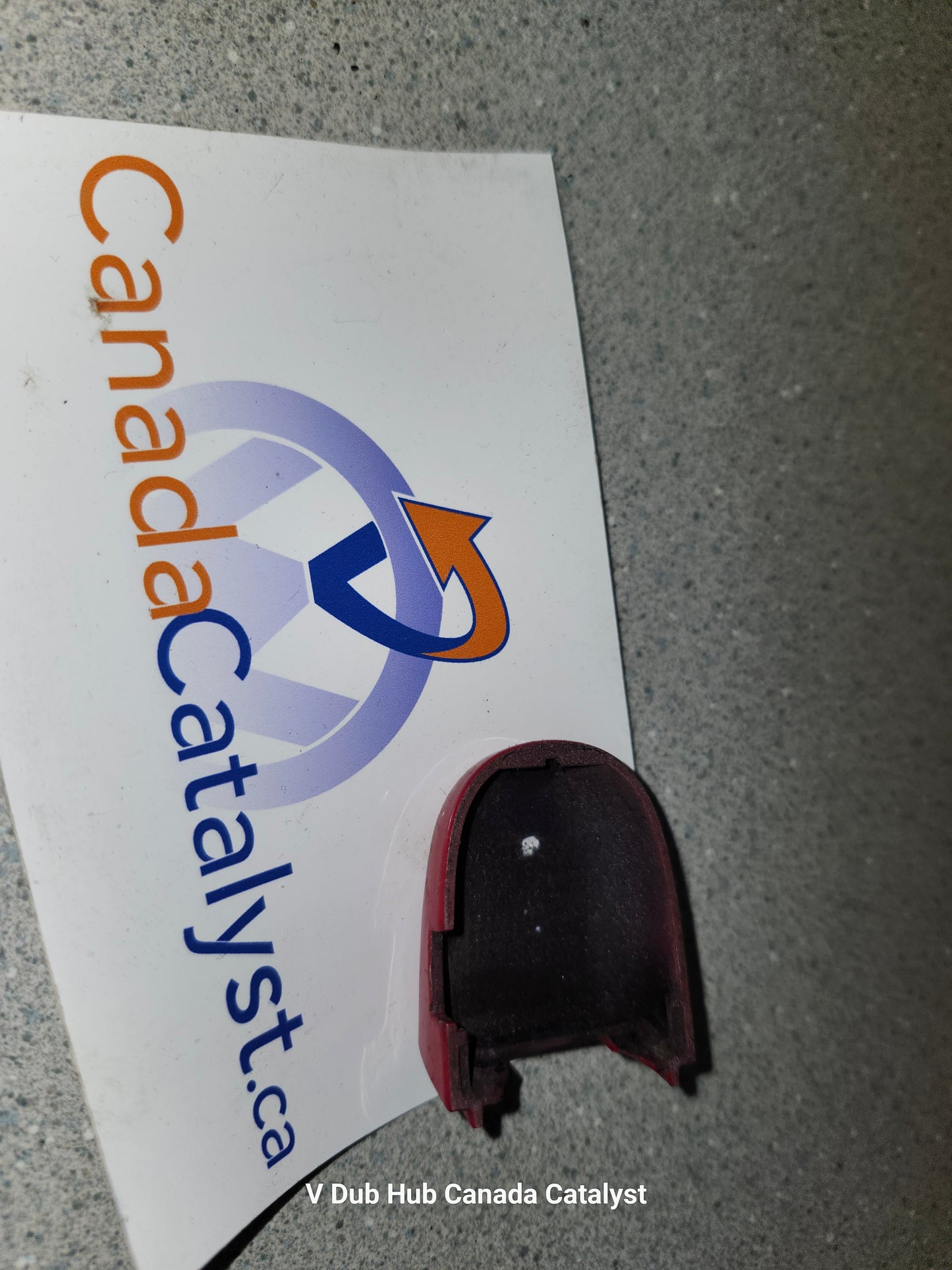 Red Mk6 jetta, beetle, tiguan door lock cover