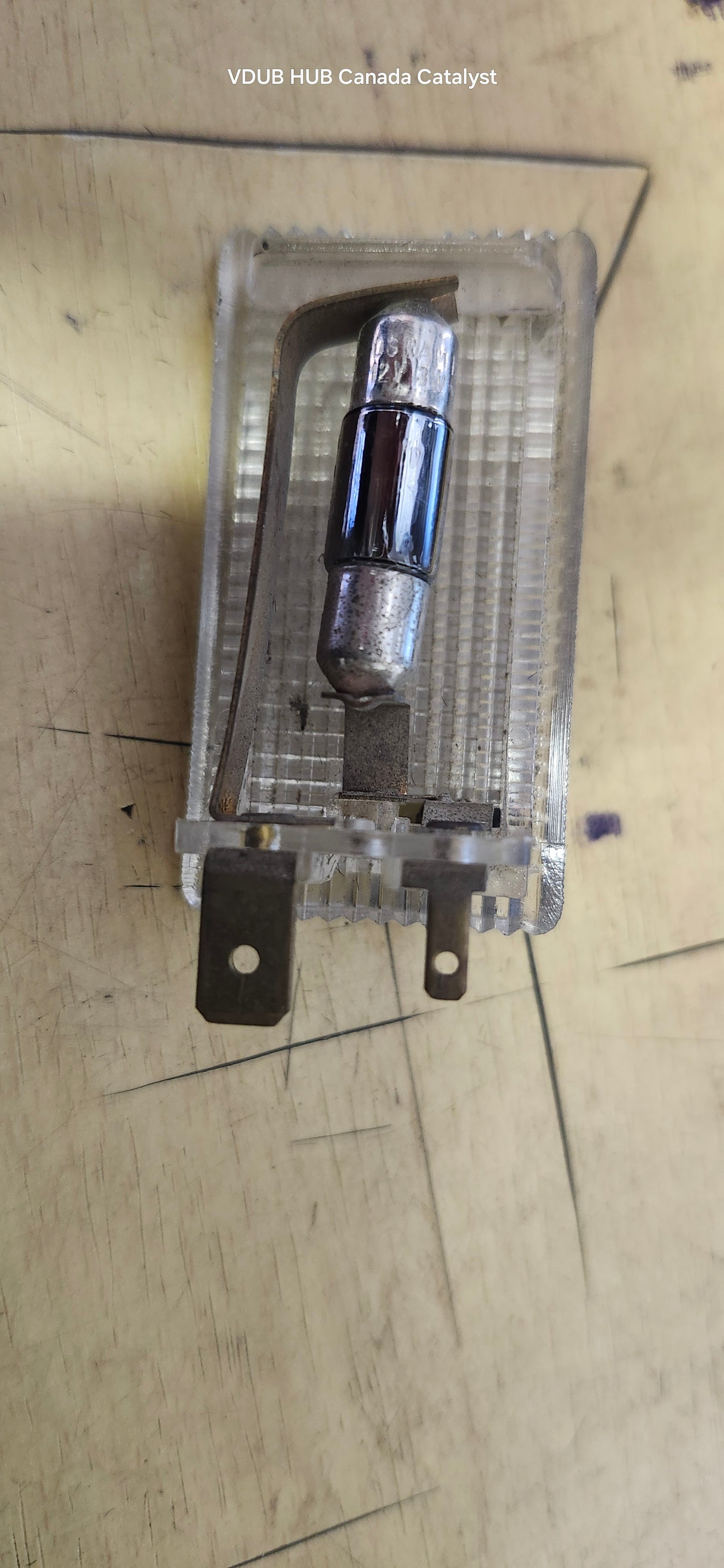 Glove Box Light with black lever
