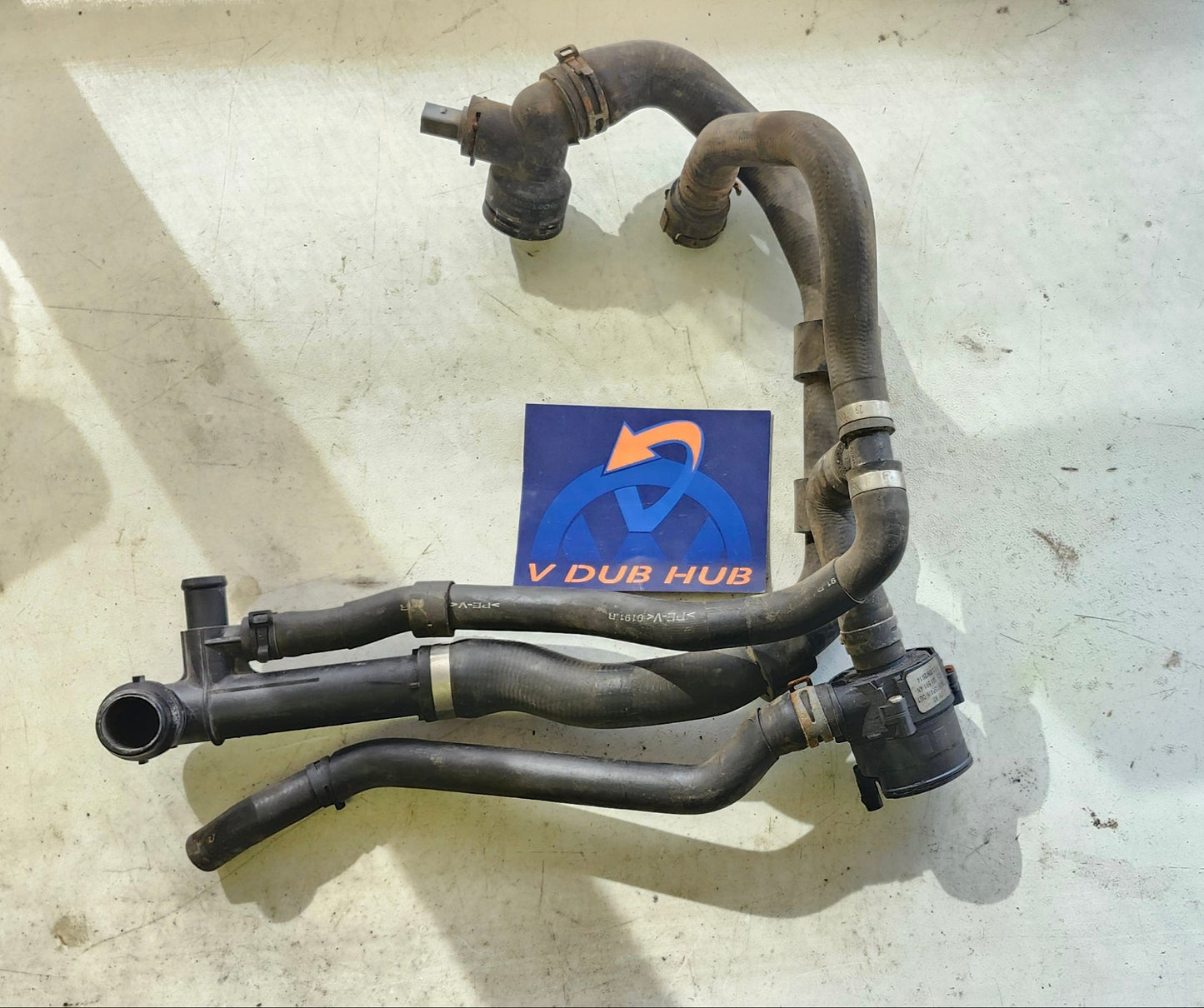 B7 Coolant Line Set Up