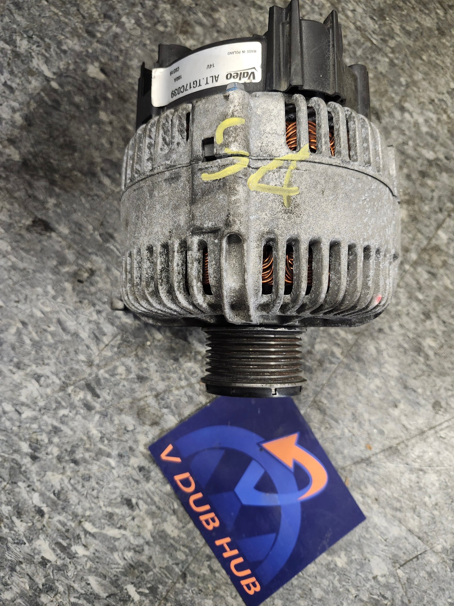 180 amp alternator, touareg