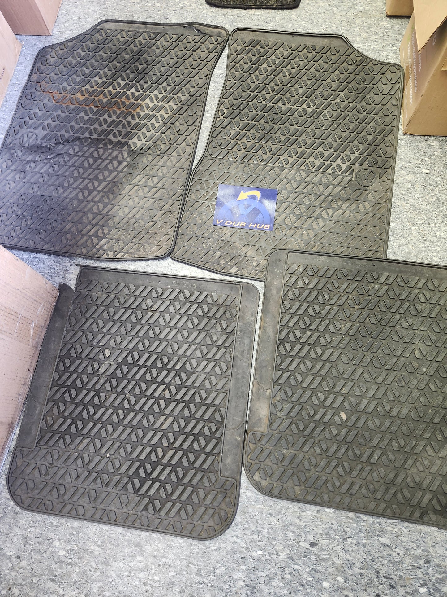 Mk2 rubber mats set
