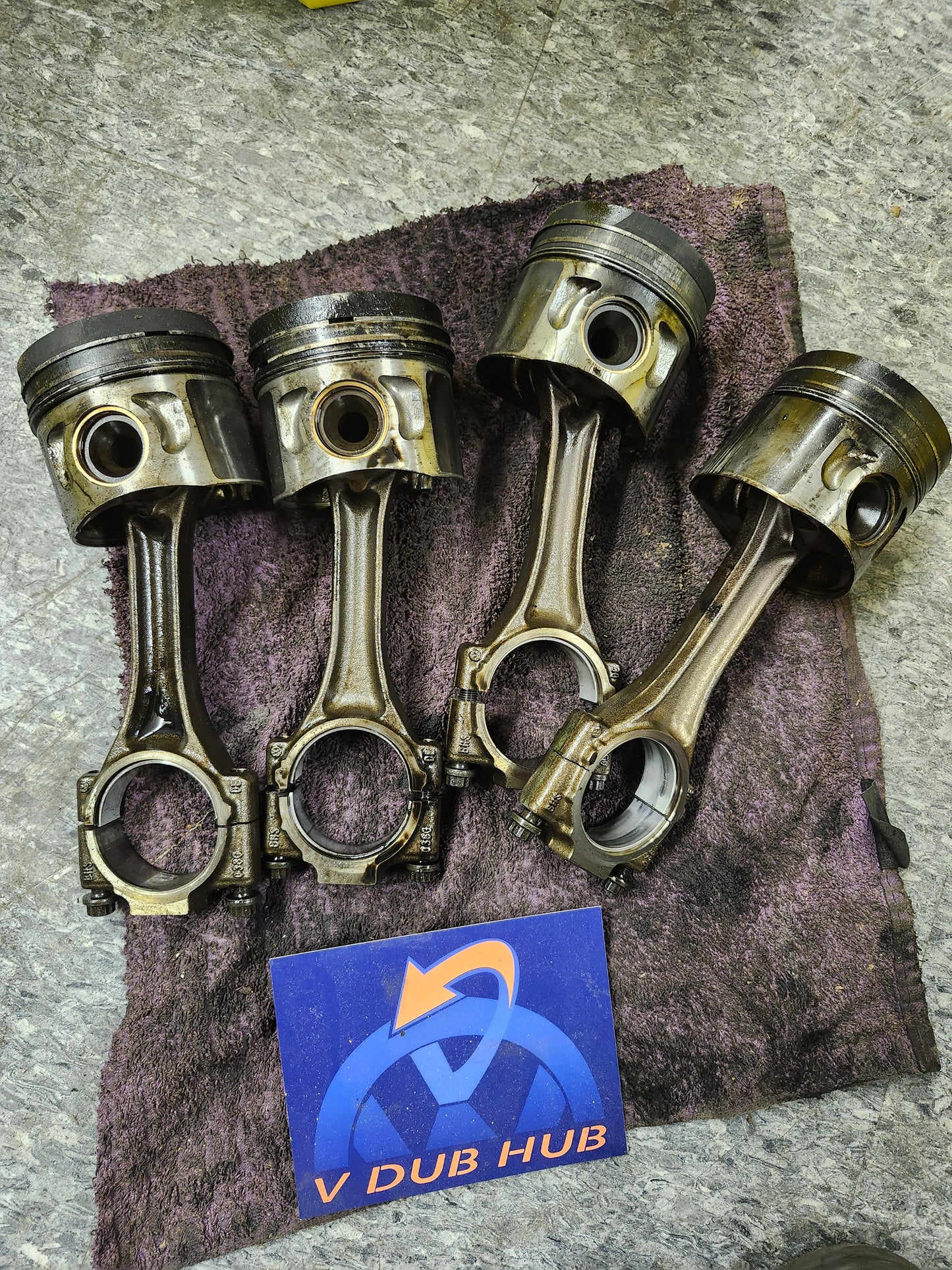 Brm pistons and rods