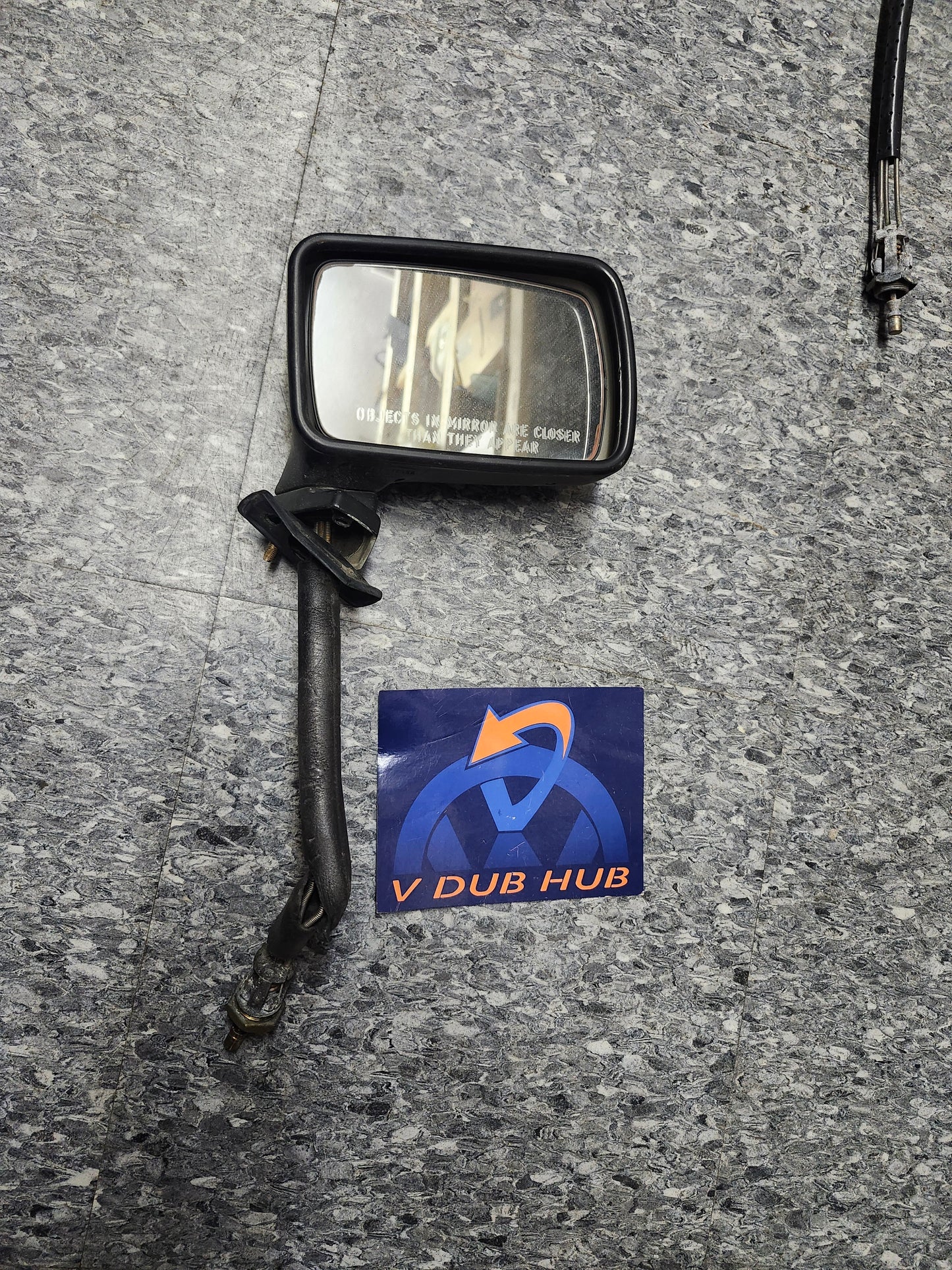 Cabriolet pass mirror