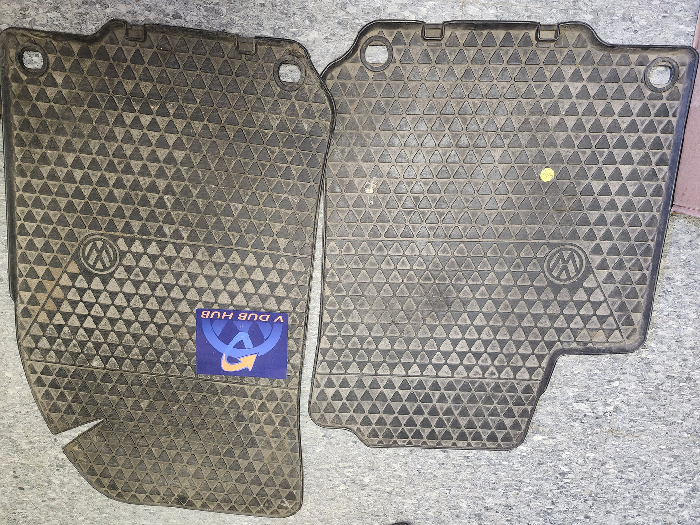 Mk4 jetta, golf, beetle rubber mats